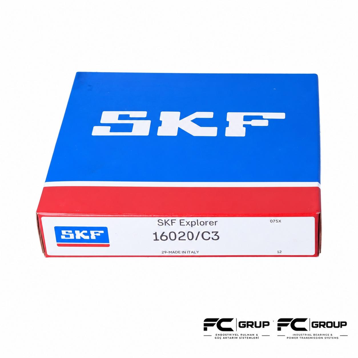 16020 C3 SKF RULMAN