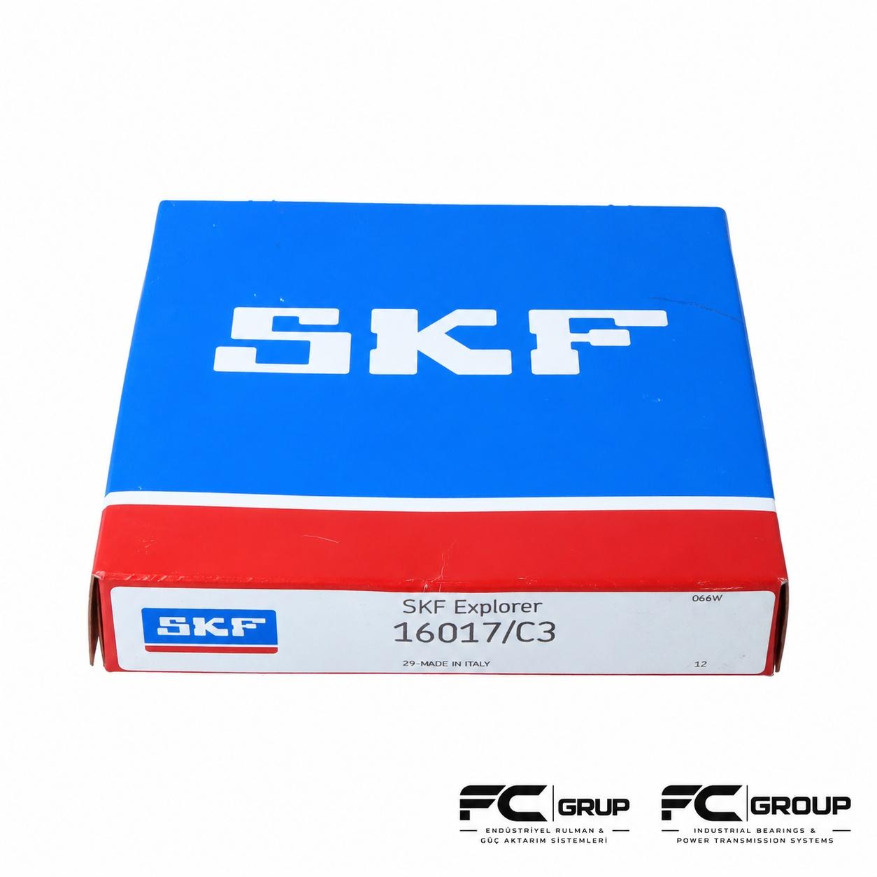 16017 C3 SKF RULMAN