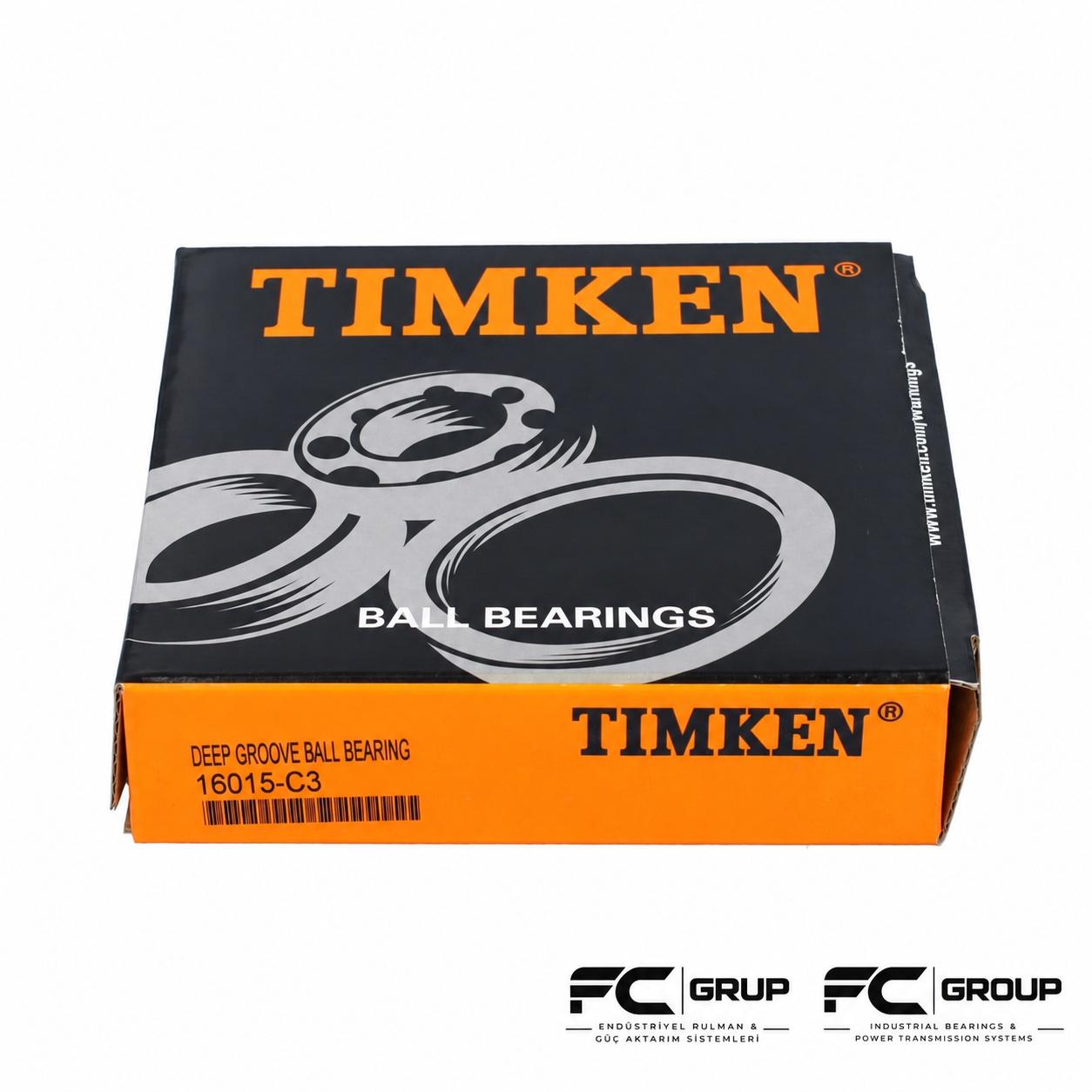 16015 C3 TIMKEN RULMAN