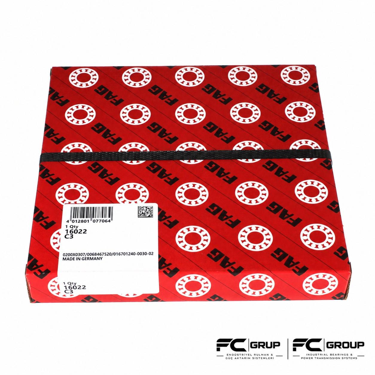 16022 C3 FAG RULMAN